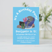 テレビおもしろいアニメを見ているサメ 招待状 (スタンド正面)