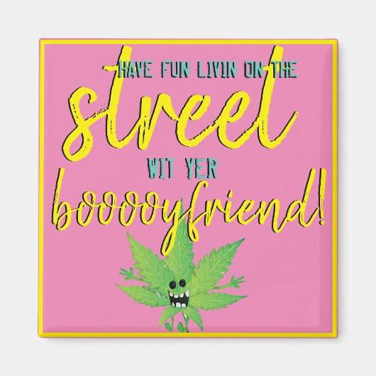 テレビおもしろい引用文「Babs」 マグネット (正面)