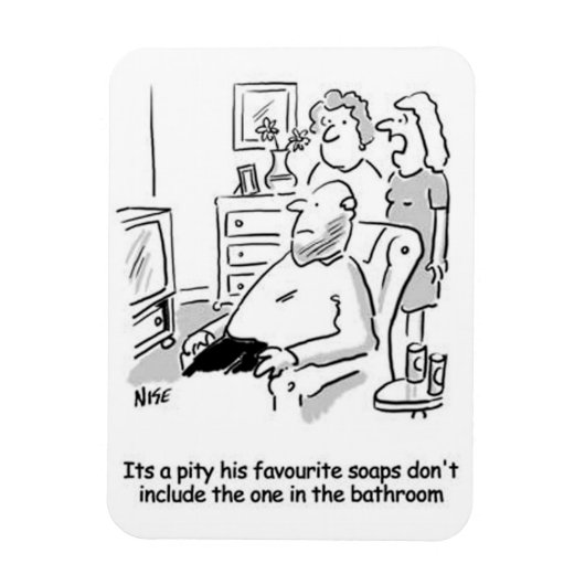 テレビお気に入りのの石鹸 マグネット (縦)