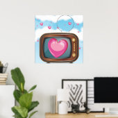 テレビで愛する ポスター (ホームオフィス)