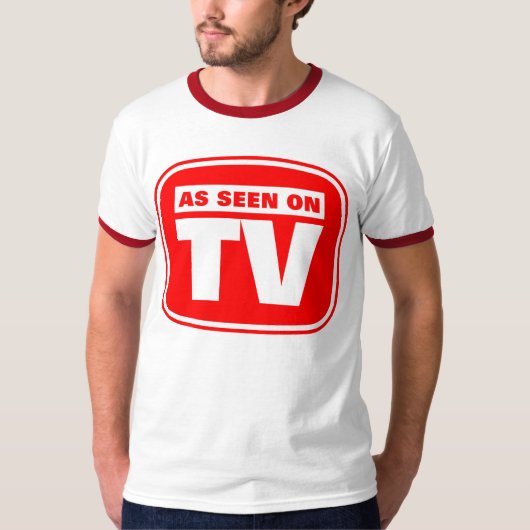 テレビで表示されるカスタマイズ- Tシャツ (正面)