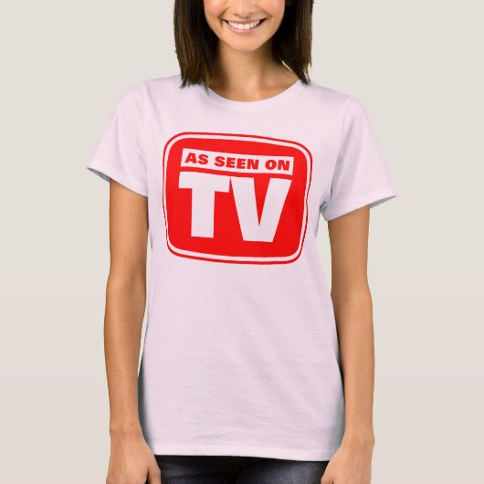 テレビで表示されるカスタマイズ- Tシャツ (正面)
