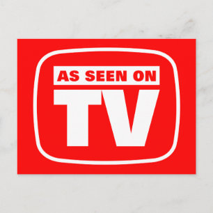 テレビで表示される ポストカード