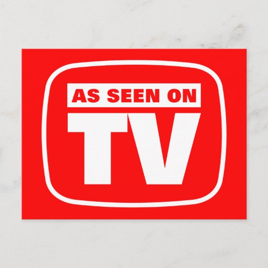 テレビで表示される ポストカード (正面)