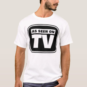 テレビで見る – 白黒 Tシャツ