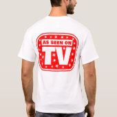 テレビで見る – CH 2 With Snow Stars Tシャツ (裏面)