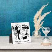 テレビに出ていないレストランのシェフおもしろい フォトプラーク (インサイチュ)