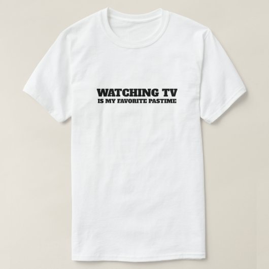 テレビのお気に入りのMy Pastime Tシャツ (デザイン正面)