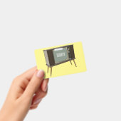 テレビのカートゥーンイラスト バッジ (手持ち)