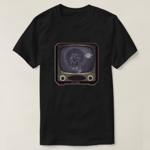 テレビのゾンビ – 金ゴールド Tシャツ