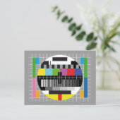 テレビのテスト画面 ポストカード (スタンド正面)