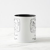 テレビのニュースリーダー マグカップ (中央)