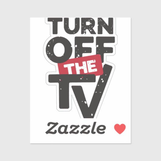 テレビのフェイクニュースプロパガンダをオフにする シール (シート)