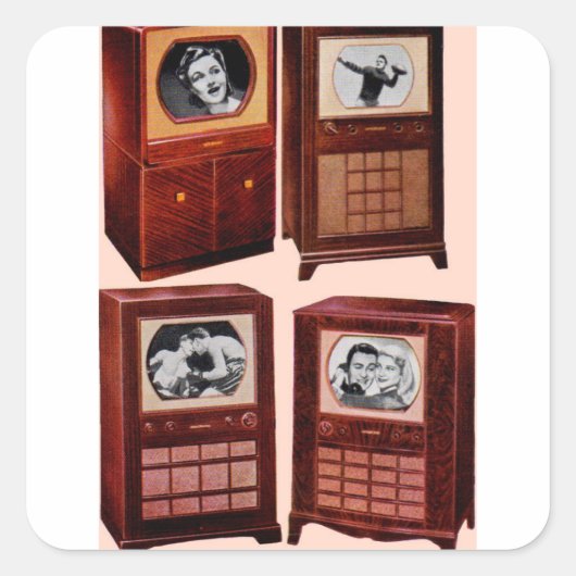 テレビの内容 スクエアシール (正面)