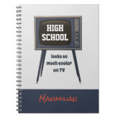 テレビの引用文クールには高校生がおもしろい多い ノートブック (正面)