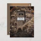 テレビの恐ろしいニュース ポストカード (正面/裏面)