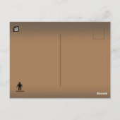 テレビの恐ろしいニュース ポストカード (裏面)