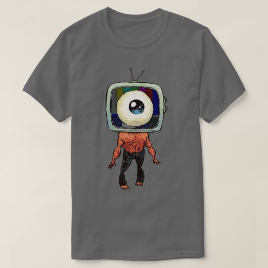 テレビの目 Tシャツ (デザイン正面)