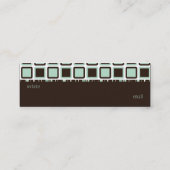 テレビの細い名刺 スキニー名刺 (裏面)