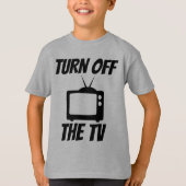 テレビのTシャツの子供たちをオフにする Tシャツ (正面)
