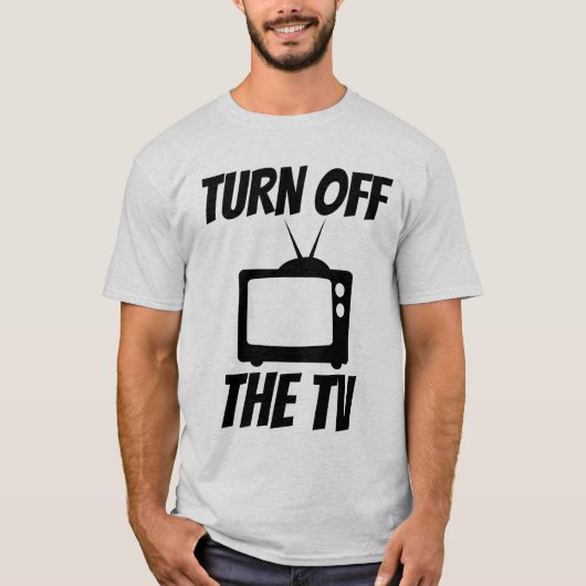 テレビのTシャツを消す Tシャツ (正面)