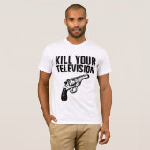テレビをぶっ壊せ Tシャツ (正面フル)