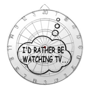 テレビを見たい ダーツボード