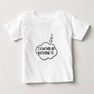 テレビを見たい ベビーTシャツ