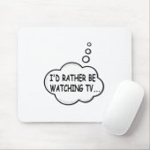 テレビを見たい マウスパッド (マウス)