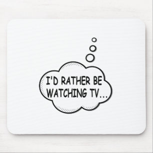 テレビを見たい マウスパッド