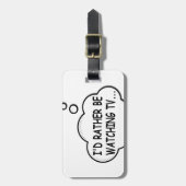 テレビを見たい ラゲッジタグ (正面縦)