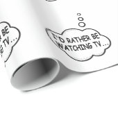 テレビを見たい ラッピングペーパー (ロールコーナー)