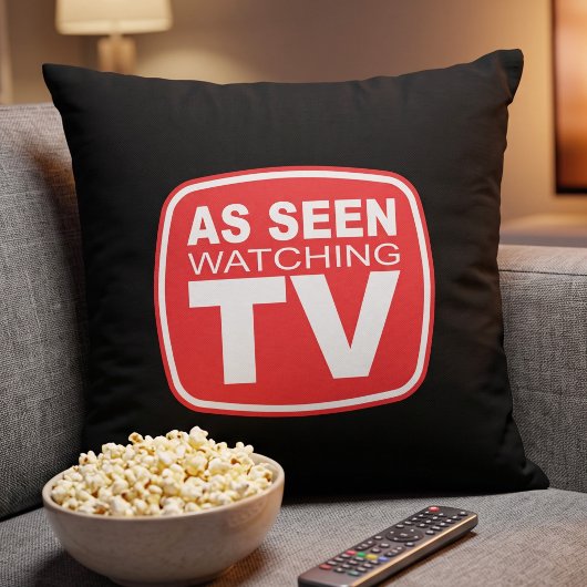 テレビを見て過ごすように Funny Dad ギフト クッション