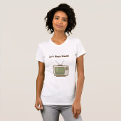 テレビを見よう Tシャツ (正面フル)