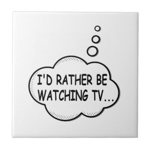 テレビを見るのが好き タイル