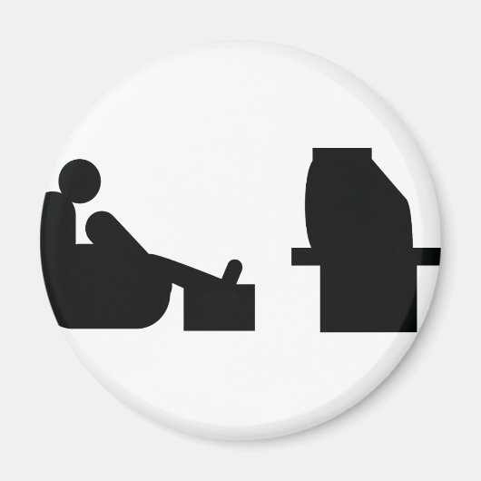 テレビを見る マグネット (正面)