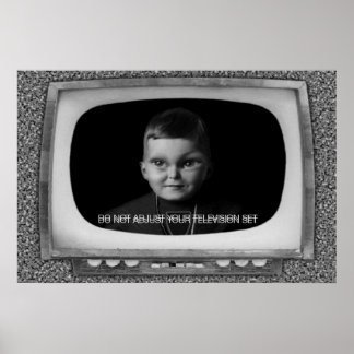 テレビを調整しない ポスター
