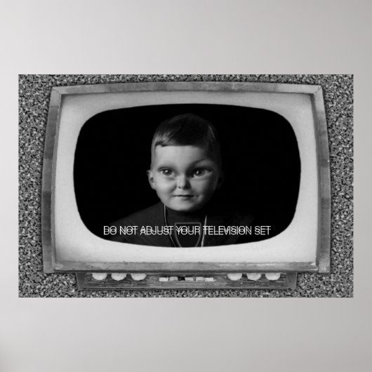 テレビを調整しない ポスター (正面)