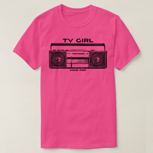 テレビガール1 Tシャツ (デザイン正面)