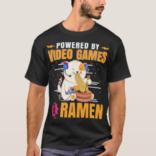 . .テレビゲームやラーメンギフトおもしろいかわいい Tシャツ