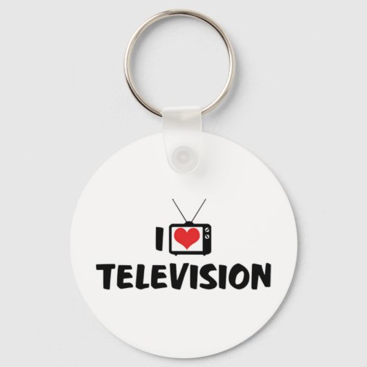 テレビジョンが大好きな人のためのキーチェーン キーホルダー (正面)