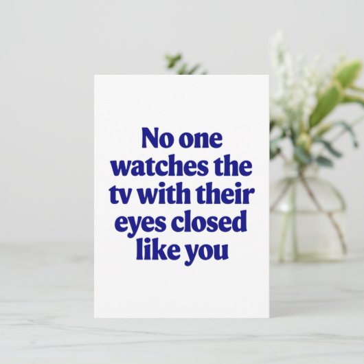 テレビジョーク父の日パパジョーク夫ギフト カード (スタンド正面)