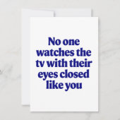 テレビジョーク父の日パパジョーク夫ギフト カード (正面)