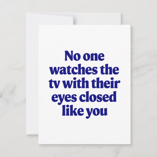 テレビジョーク 父の日のプレゼント  ダッドジョーク 夫へのギフト シーズンカード (正面)