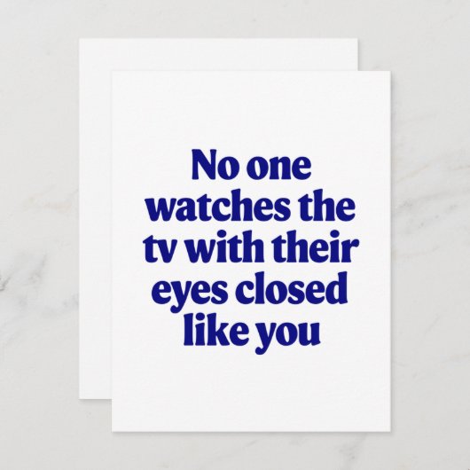 テレビジョーク 父の日のプレゼント  ダッドジョーク 夫へのギフト シーズンカード (正面/裏面)