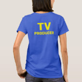テレビプロデューサー Tシャツ (裏面)
