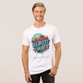 テレビリモコン探し担当おもしろTシャツ トライブレンドＴシャツ (正面全面)