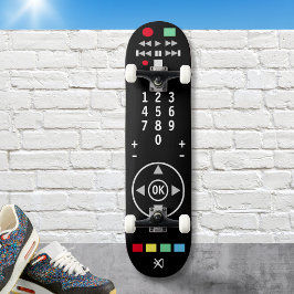テレビリモコン 黒 モダン おしゃれ かっこいい スケートボード