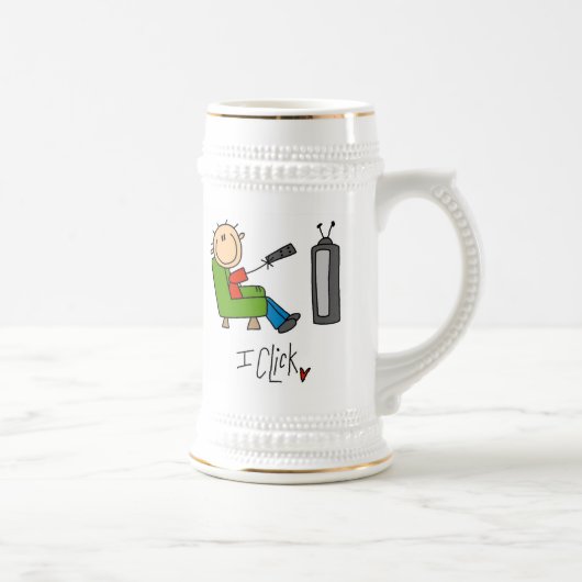 テレビ中毒者 ビールジョッキ (右)