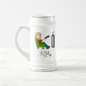 テレビ中毒者 ビールジョッキ (左)